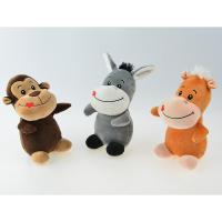 PL62212 PLUSH FARM ANIMALS ASST