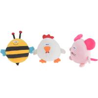 PL86282 PLUSH FARM ANIMALS ASST