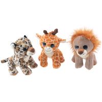 PL62032 PLUSH WILD ANIMALS